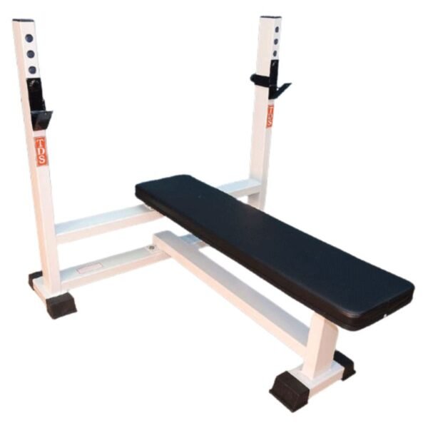 front shot of flat bench