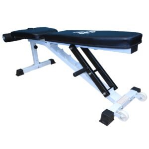 adjustable bench with wheels