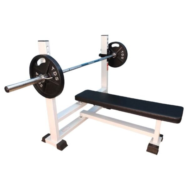 flat bench with bar