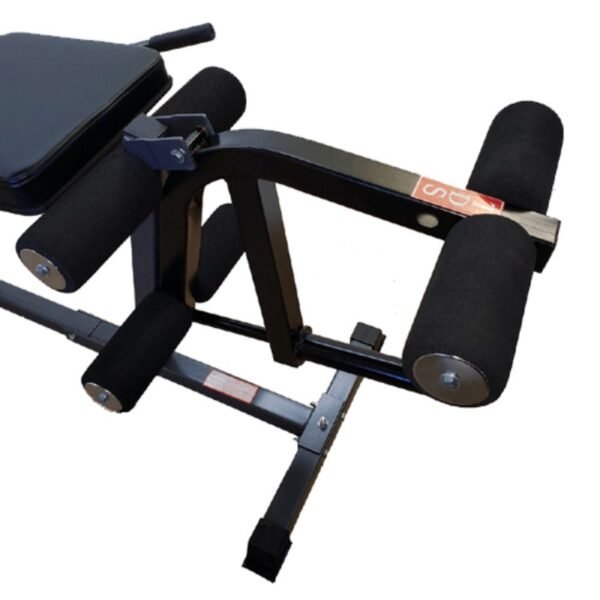 close up of the leg extension machine