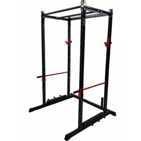 all black squat rack