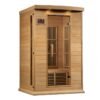 Maxxus 2 Person Near Zero EMF FAR Infrared Sauna - Canadian Hemlock