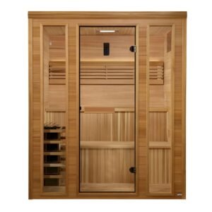 GoldenDesign GDI-7060-01 "Engelberg Edition" 6 Person Traditional Steam Sauna Pacific Premium Clear Cedar