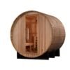 "St. Moritz" 2 Person Barrel Traditional Sauna - Pacific Cedar