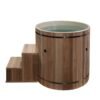 GoldenDesign DCT-B-042-PLPC Dynamic Cold Therapy PVC Barrel Cold Plunge