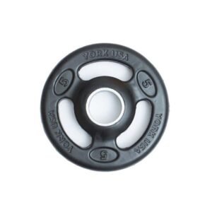 York Barbell "Iso-Grip" Rubber Olympic Plates