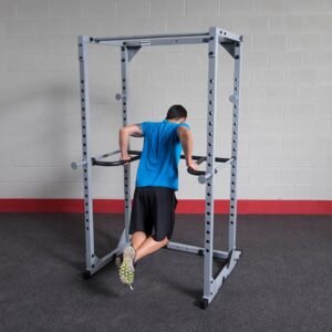 Body-Solid Power Rack with Dip Attachment