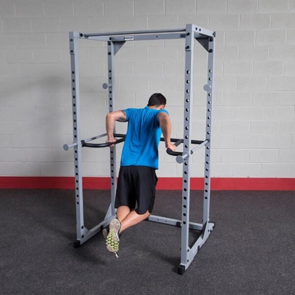 Body-Solid Power Rack with Dip Attachment