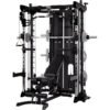 Commercial Home Gym - Smith Machine w/ Twin Cross Cables & Built-in 2*80 kg Stack Weights