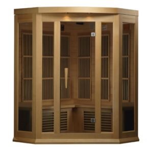 MX-K356-01 Maxxus Low EMF FAR Infrared Sauna Canadian Hemlock