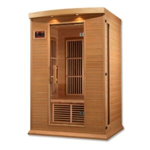 MX-K206-01 Maxxus Low EMF FAR Infrared Sauna Canadian Hemlock