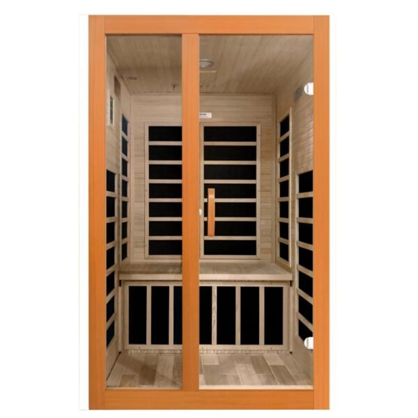 Santiago 2 Person Ultra Low EMF FAR Infrared Sauna