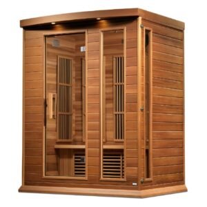MX-K306-01 Maxxus Low EMF FAR Infrared Sauna Canadian Red Cedar