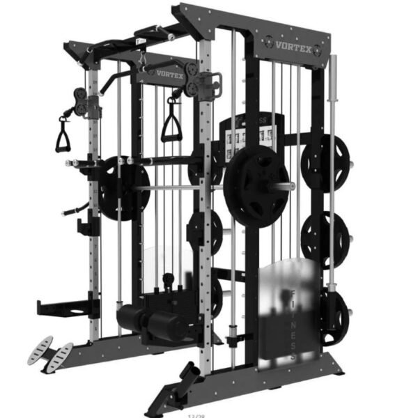 side Vortex VX1000 Power Rack with functional trainer