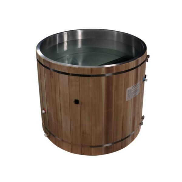 GoldenDesign DCT-B-042-USSPC Dynamic Cold Therapy Barrel 316 Stainless Steel Cold Plunge
