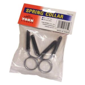 York Barbell (#6135) Standard 1" Spring Clip Collars