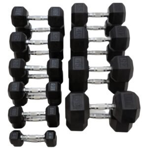 rubber weight set