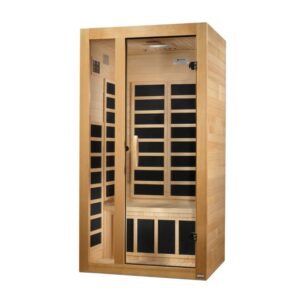 GoldenDesigns DYN-6119-01 Gracia 1-2 Person Low EMF FAR Infrared Sauna
