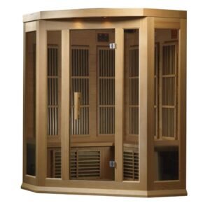MX-K356-01 Maxxus Low EMF FAR Infrared Sauna Canadian Hemlock