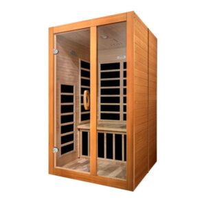Santiago 2 Person Ultra Low EMF FAR Infrared Sauna