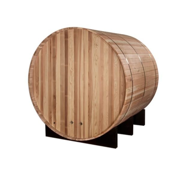 "St. Moritz" 2 Person Barrel Traditional Sauna - Pacific Cedar