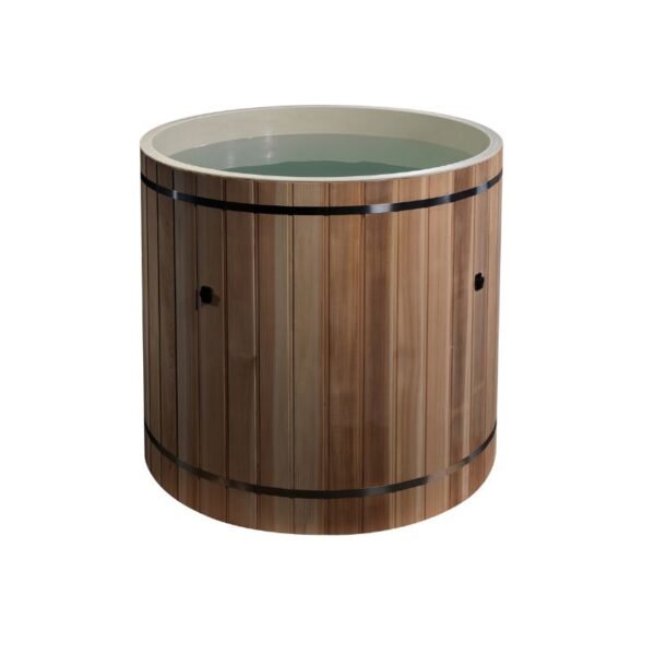 GoldenDesign DCT-B-042-PLPC Dynamic Cold Therapy PVC Barrel Cold Plunge