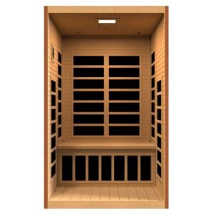 Santiago 2 Person Ultra Low EMF FAR Infrared Sauna
