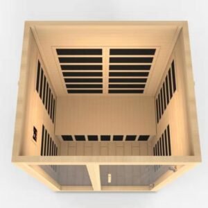 GoldenDesign DYN-6209-01 Santiago - 2 Person Low EMF FAR Infrared Sauna