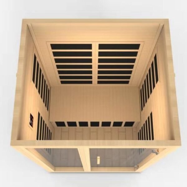 GoldenDesign DYN-6209-01 Santiago - 2 Person Low EMF FAR Infrared Sauna