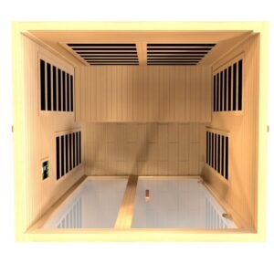 Santiago 2 Person Ultra Low EMF FAR Infrared Sauna