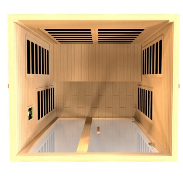 Santiago 2 Person Ultra Low EMF FAR Infrared Sauna