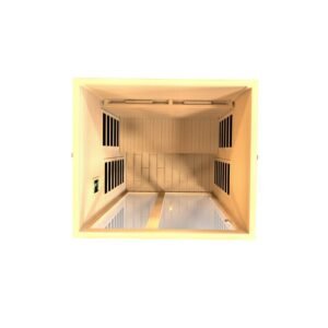 Santiago 2 Person Full Spectrum Infrared Sauna - Canadian Hemlock