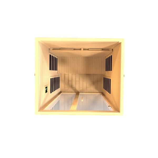 Santiago 2 Person Full Spectrum Infrared Sauna - Canadian Hemlock