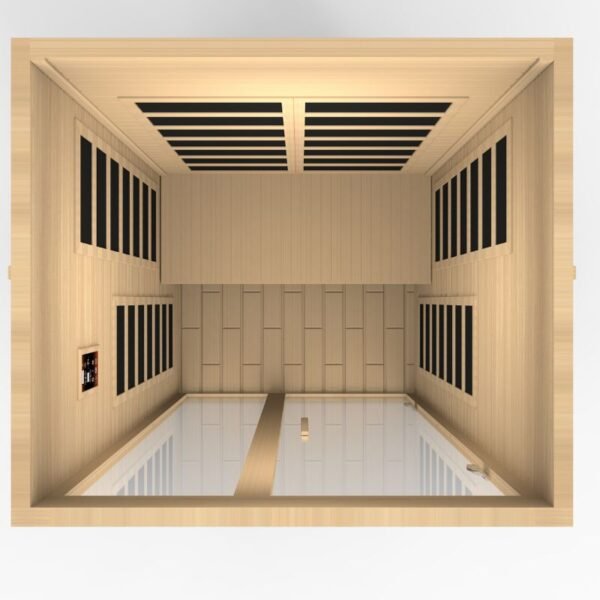 GoldenDesign DYN-6209-01 Santiago - 2 Person Low EMF FAR Infrared Sauna