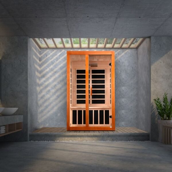 Santiago 2 Person Ultra Low EMF FAR Infrared Sauna