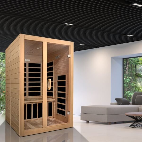 GoldenDesign DYN-6209-01 Santiago - 2 Person Low EMF FAR Infrared Sauna