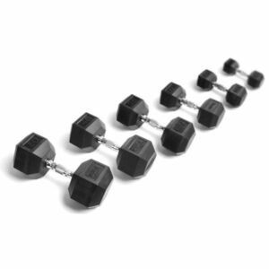 York Rubber Hex Dumbbells