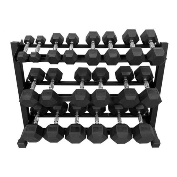 HEX Rubber Dumbbell