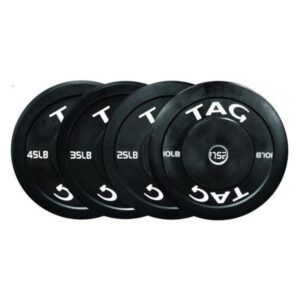 TAG Fitness Rubber Bumper PlatesFree Shipping on ALL Orders Price Match Guaranteed