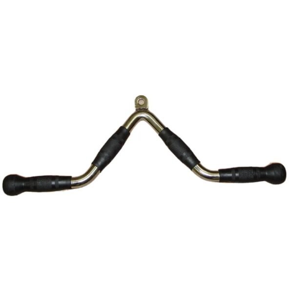 Deluxe Solid Steel Triceps Curl Bar