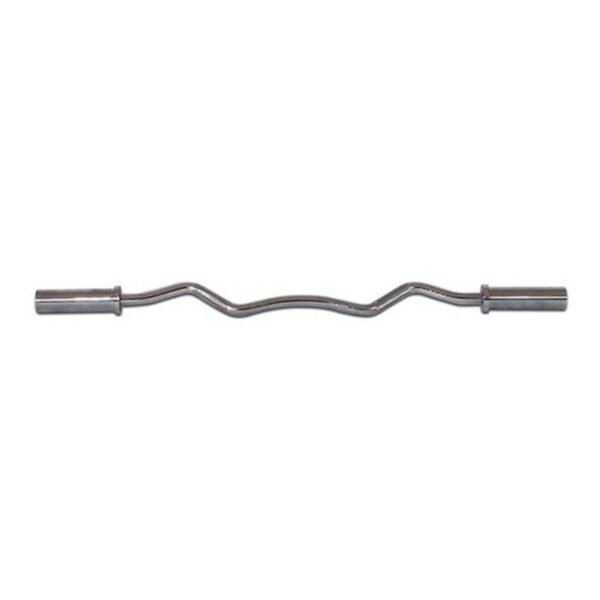 York (#32042) Chrome Olympic Curl Bar