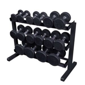 Body-Solid (#GDR363B) 3-Tier Dumbbell Rack