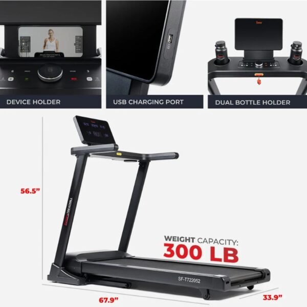 Sunny Astra Elite Premium Auto Incline Smart Treadmill