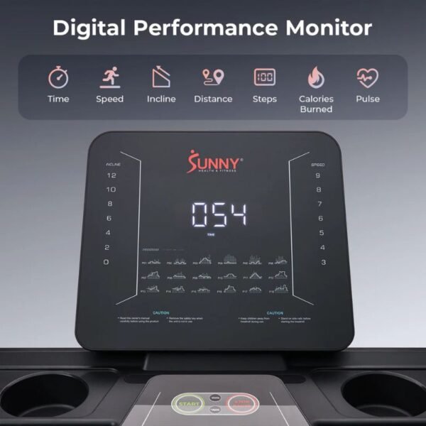 Sunny Advanced Heavy Duty Auto Incline Smart Treadmill