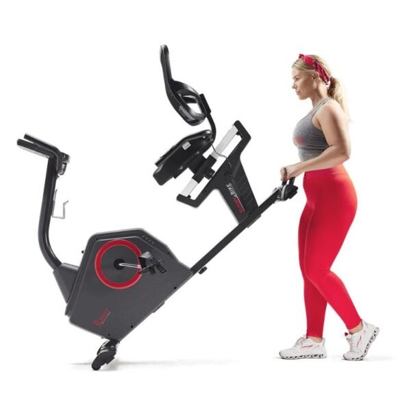 Sunny Smart Programmable 16 Levels Electro-Magnetic Resistance Recumbent Exercise Bike