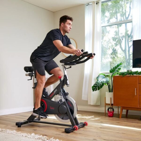 Sunny Premium Smart Magnetic Belt Drive Indoor Cycling Exercise Bike