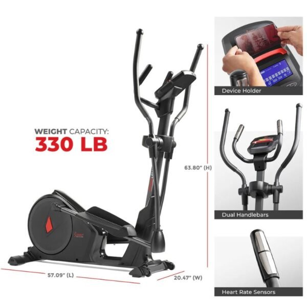 Sunny Smart Premium Programmable Electro-Magnetic Elliptical