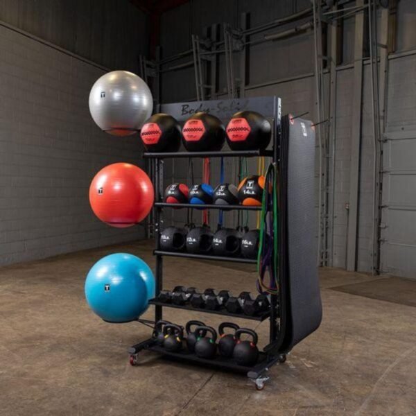 Body-Solid (#GAR250) Gym Accessory Rack