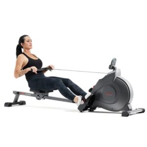 Sunny Smart Extra Long Slide Rail Magnetic Rowing Machine