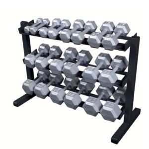 Body-Solid (#GDR363B) 3-Tier Dumbbell Rack